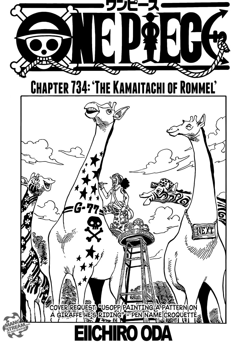 One Piece Chapter 734 1